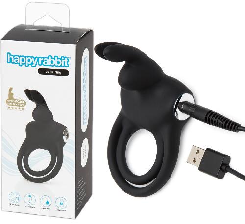 Anneaux et cockrings Double Anneau Rechargeable Happy Rabbit