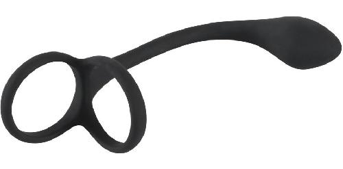 Plugs et godes Anal Double Cockring et Plug Anal