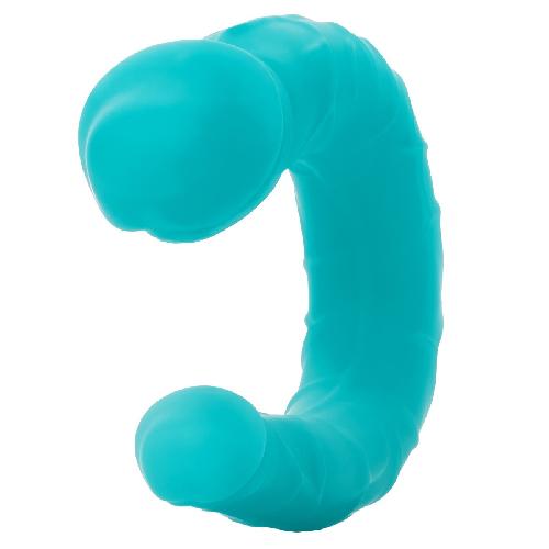 Double Dong en Silicone Turquoise - 30 cm