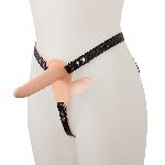 Godes Ceinture Double Gode Ceinture Vibrant Rechargeable