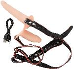 Godes Ceinture Double Gode Ceinture Vibrant Rechargeable