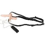 Double gode ceinture vibrant Strap-On Duo