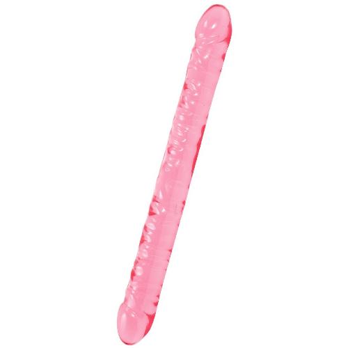 Double Gode Geant Rose Crystal - 45 cm - D4.4cm