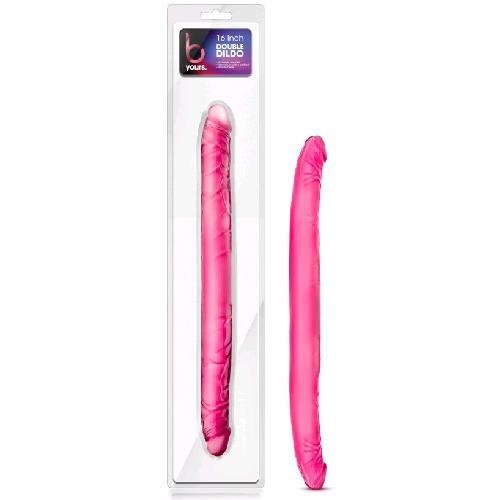 Double Gode Realiste B Yours Rose - 41 cm