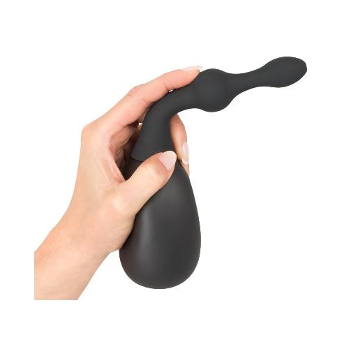 Douche anale en silicone Douche Small - 23.5 cm - Noir