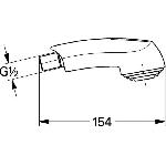 Robinetterie De Salle De Bain Douchette extractible pour mitigeur evier - GROHE - 46312-IE0