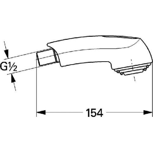 Robinetterie De Salle De Bain Douchette extractible pour mitigeur evier - GROHE - 46312-IE0