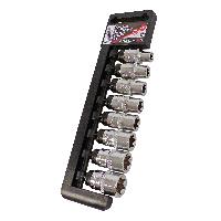 Douilles Et Embouts Douilles etoiles femelles - E10 a E24 - Chrome Vanadium - 1-2 - 8 pieces