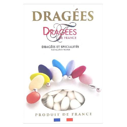 DRAGEES DE FRANCE Dragees Belle de nuit - Blanc - 40 d'amande - 1 kg