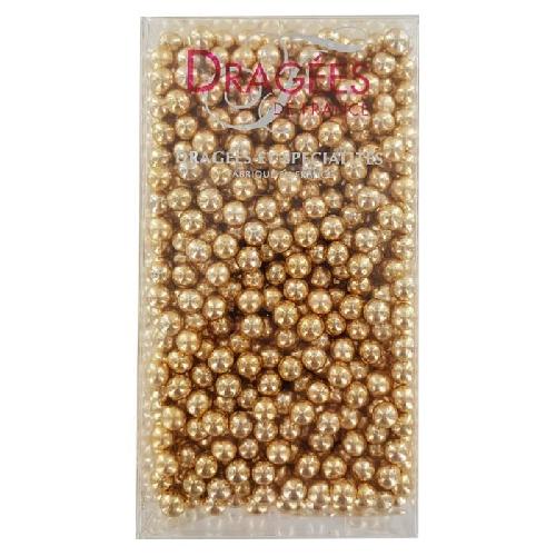 DRAGEES DE FRANCE Perles de sucre - Dorees No 6 - 250 g