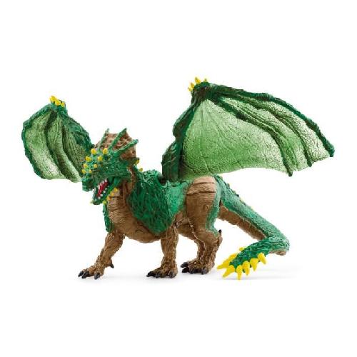 Figurine Miniature - Personnage Miniature Dragon de la jungle. figurine fantastique. pour enfants des 7 ans. ELDRADOR CREATURES - 19 x 22 x 13 cm. schleich 70791 ELDRADOR