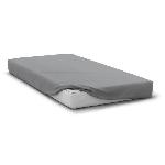 Drap Housse Drap Housse - HOME LINGE PASSION - HP71761 - 90 x 190 cm + 30 cm bonnet - Microfibre - 82 g - Gris clair