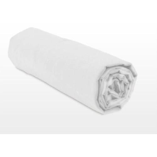 Drap Housse Drap housse - HOME LINGE PASSION - HP71764 - 140 x 190 cm + 30 cm bonnet - Microfibre - 82 g - Blanc