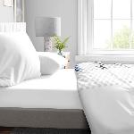 Drap Housse Drap housse - HOME LINGE PASSION - HP71768 - 160 x 200 cm + 30 cm bonnet - Microfibre - 82 g - Blanc