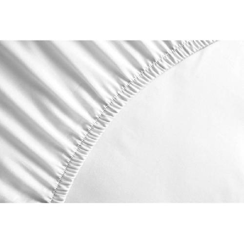 Drap Housse Drap housse - HOME LINGE PASSION - HP71768 - 160 x 200 cm + 30 cm bonnet - Microfibre - 82 g - Blanc