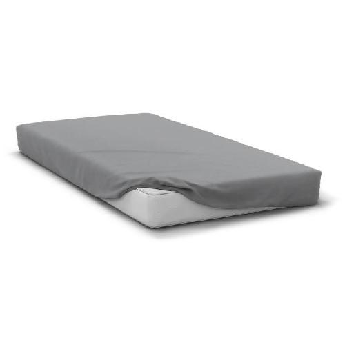 Drap Housse Drap housse - HOME LINGE PASSION - HP71769 - 160 x 200 cm + 30 cm bonnet - Microfibre - 82 g - Gris clair