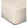 Drap Housse LOVELY HOME Drap housse  100% coton - 180 x 200 + Bonnet 30 cm - Beige clair