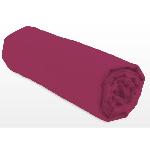 Drap-housse - LOVELY HOME - LH71616 - 140x190+25 cm - Fuchsia