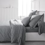 Drap Housse Drap housse TODAY Essential - 140 x 190 cm - 2 personnes - 100% Coton uni - Acier