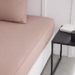 Drap Housse Drap housse TODAY Essential - 140 x 200+30 cm - 2 personnes - 100% Coton uni - Rose des sables