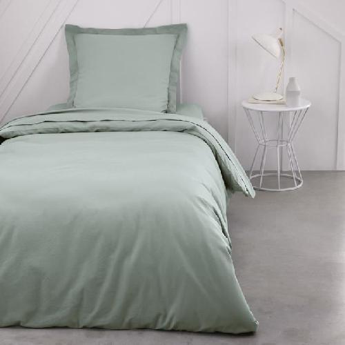 Drap Housse Drap housse TODAY Essential - 90 x 190 cm - 1 personne - 100% Coton uni - Celadon