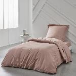 Drap Housse Drap housse TODAY Essential - 90 x 190 cm - 1 personne - 100% Coton uni - Rose des sables