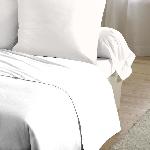 Drap Plat Drap plat - HOME LINGE PASSION - 180 x 290 cm - 1 personne - Blanc