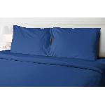 Drap Plat Drap plat - HOME LINGE PASSION - 180 x 290 cm - 1 personne  - Bleu