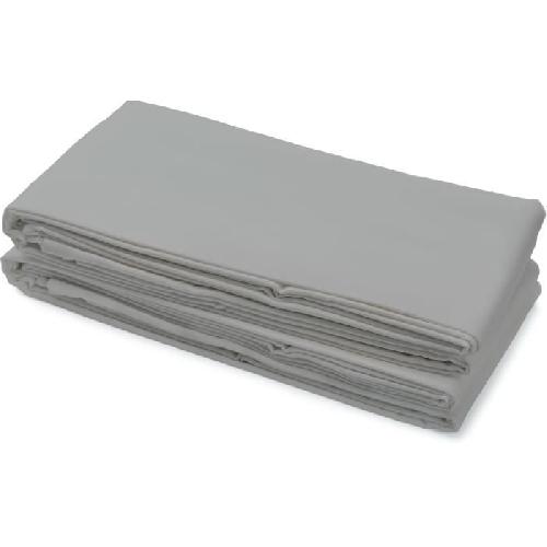 Drap Plat Drap plat - HOME LINGE PASSION - 240 x 300 cm - Gris clair