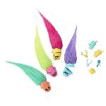 Poupee DreamWorks-Les Trolls 3-Coffret Mont Rageous. poupée et accessoires HNF24