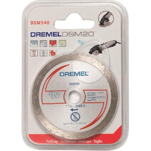 Accessoire - Consommable Machine Outil DREMEL Disque Diamant S540 pour Scie Compacte Dremel DSM20