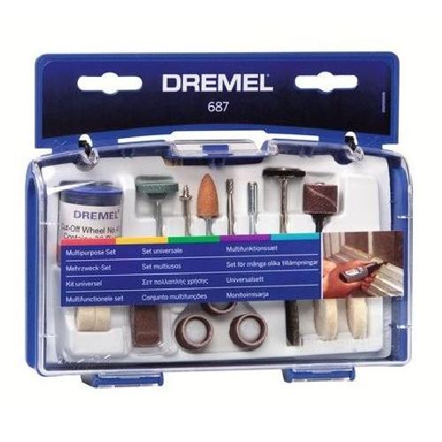 Accessoire - Consommable Machine Outil DREMEL Kit pour travaux généraux de 52 pieces 687