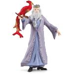 Figurine Miniature - Personnage Miniature Dumbledore et Fumseck. Figurine de l'univers Harry Potter.  pour enfants des 6 ans. 11 x 4 x 12 cm - schleich 42637 WIZARDING