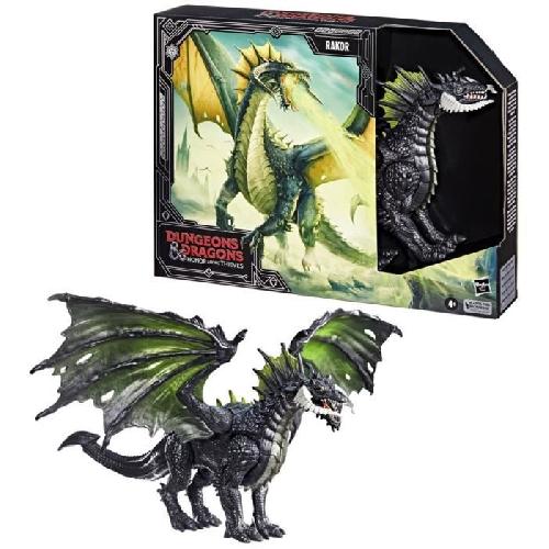 Figurine De Jeu Dungeons & Dragons. figurine articulée de 28 cm du dragon noir Rakor inspirée du film
