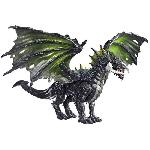 Dungeons et Dragons. figurine articulee de 28 cm du dragon noir Rakor inspiree du film