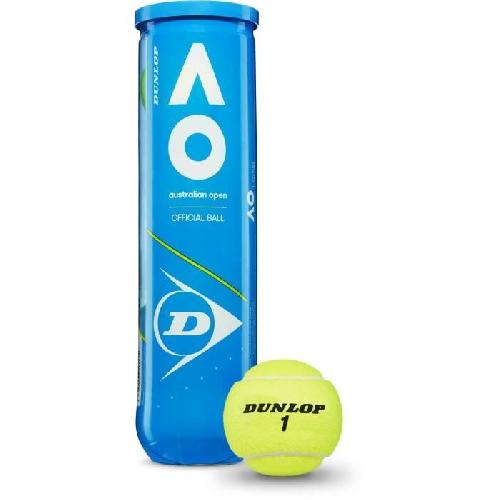 DUNLOP - Balles de Tennis Australian Open - Tube de 4 balles