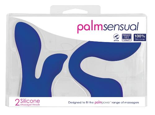 Vibromasseurs Duo d'accessoires palmsensual pour le masseur palmpower bleu