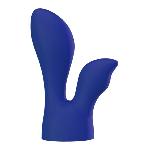 Vibromasseurs Duo d'accessoires palmsensual pour le masseur palmpower bleu