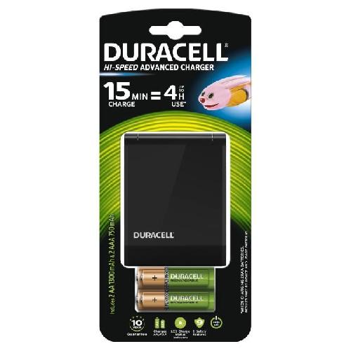 Piles DURACELL Chargeur Piles Rechargeables Rapide 45 minutes