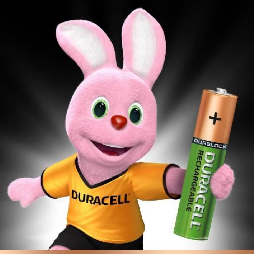 Piles DURACELL Recharges Ultra Piles Rechargeables type LR03 - AAA 900 mAh Lot de 4