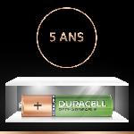Piles DURACELL Recharges Ultra Piles Rechargeables type LR03 - AAA 900 mAh Lot de 4