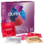 Preservatifs Durex Pack de 40 preservatifs Love Mix