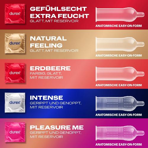 Preservatifs Durex Pack de 40 preservatifs Love Mix