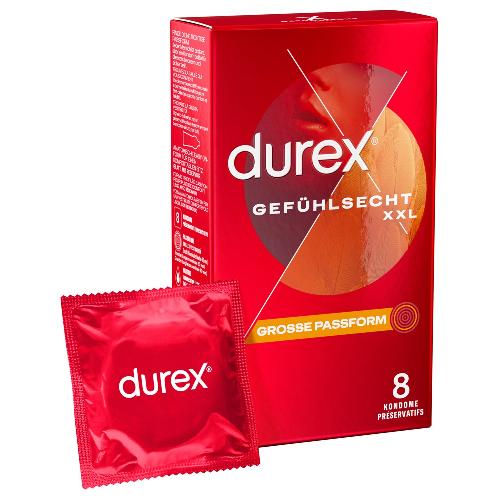 Preservatifs Durex Preservatifs extra larges XXL 8pcs