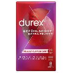 Preservatifs Durex Preservatifs extra lubrifies 8pc