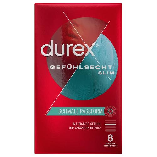 Preservatifs Durex Preservatifs mince 8pcs