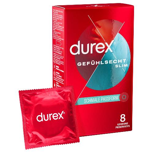 Preservatifs Durex Preservatifs mince 8pcs