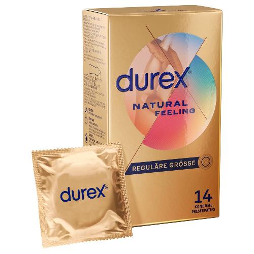 Preservatifs Durex Preservatifs Natural Feeling 14 pcs