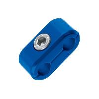 Durites Collier 2 voies anodise Bleu 200-06