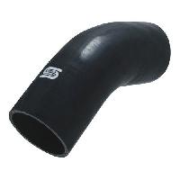 Durites Coude Silicone 45 degres - D19mm - Noir